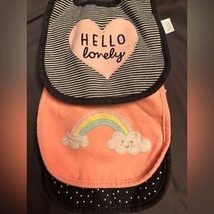3 pack baby bibs
